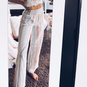 Striped Flowy Pants